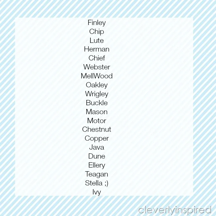 unique dog names