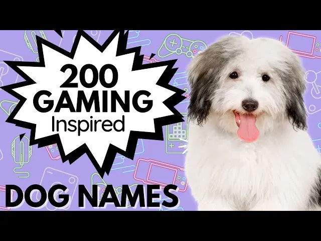 video game dog names