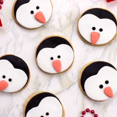 Penguin Slice-and-Bake Cookies Recipe