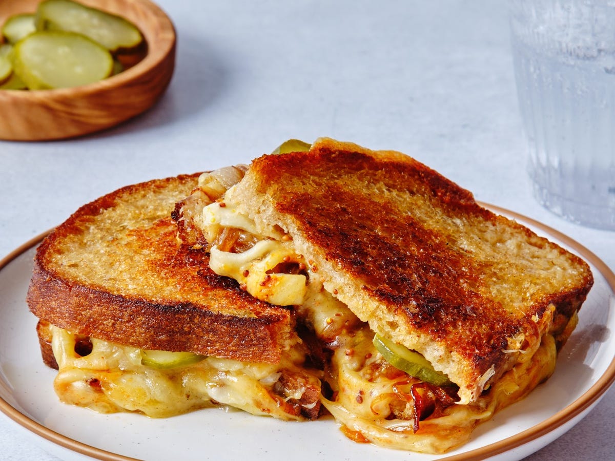 Grilled Cheese with Caramelized Onions Recipe