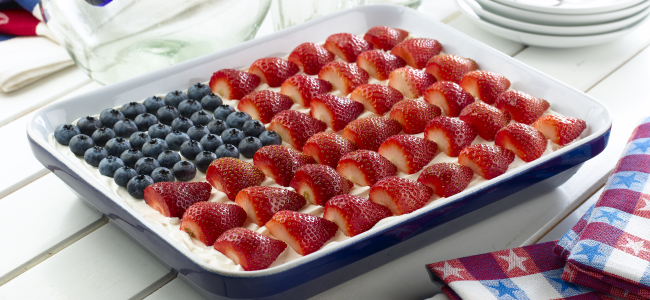 How to Make an Ice Cream Flag Cake