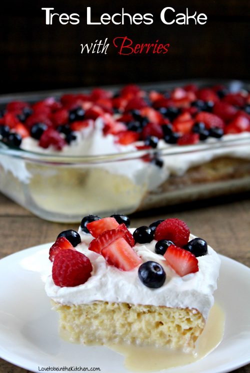 Tres Leches Cake with Berries Recipe