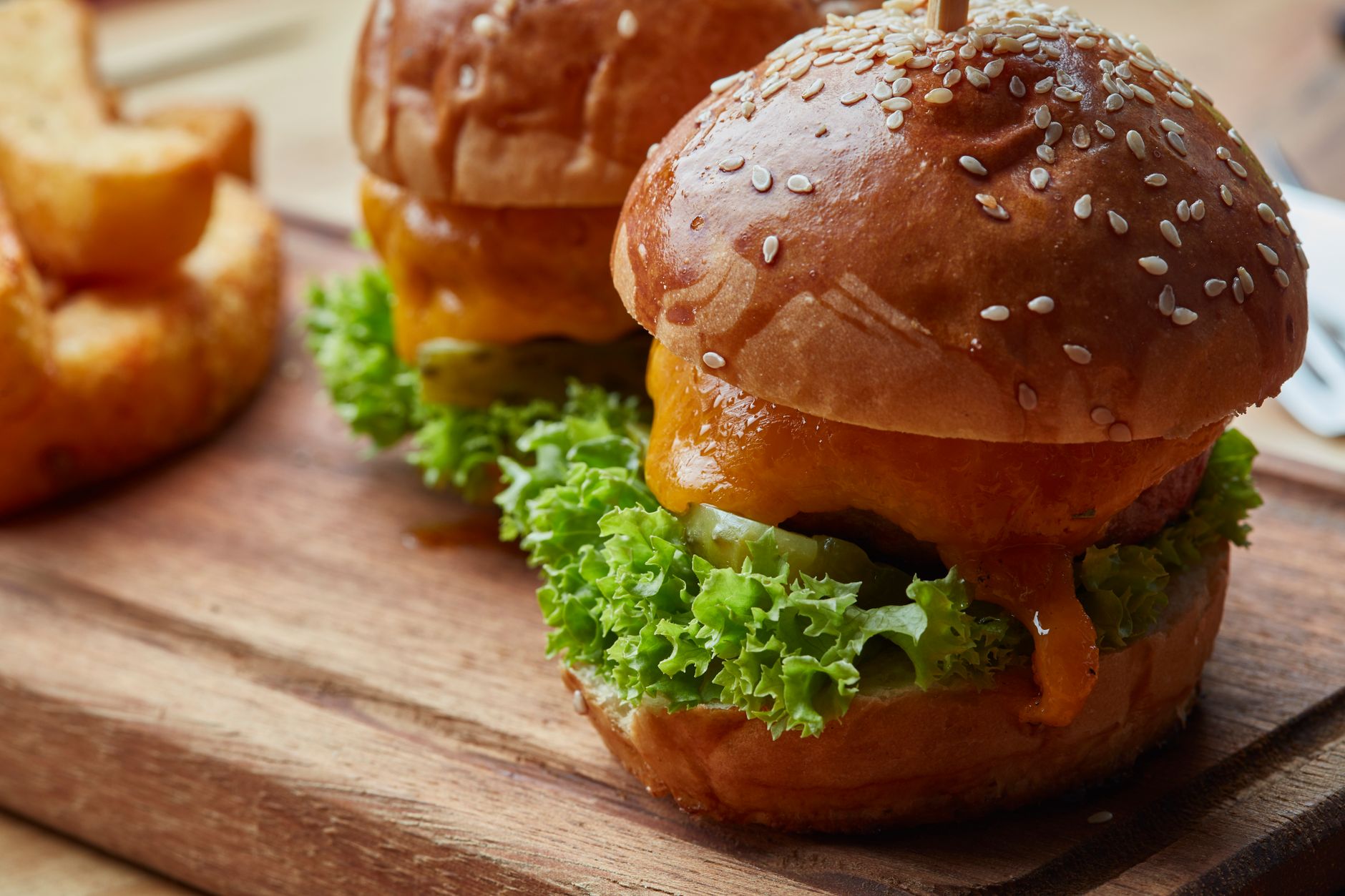 Hoisin Turkey Burgers with Quick Pickles and Chili Garlic Yogurt
