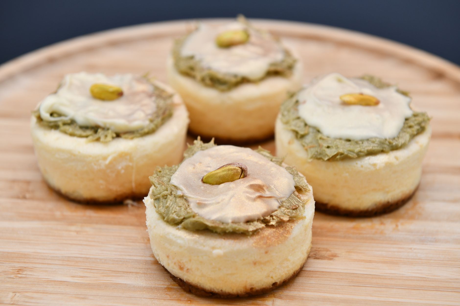 Mini Chocolate Cheesecakes with Peanut Butter Filled DelightFulls